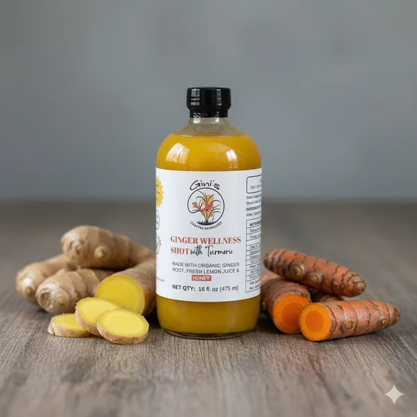 Ginger Wellness Shot With Turmeric, 16 fl. oz.