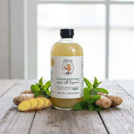 Ginger Wellness Shot With Peppermint, 16. fl. oz.
