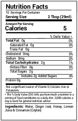 Ginger Wellness Shot With Cinnamon, 16 fl. oz. - Image 2