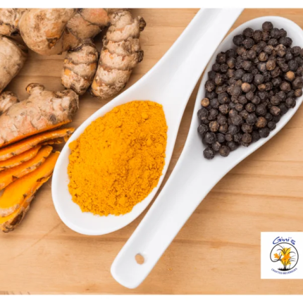 Organic Turmeric Powder with Black Pepper, 15g